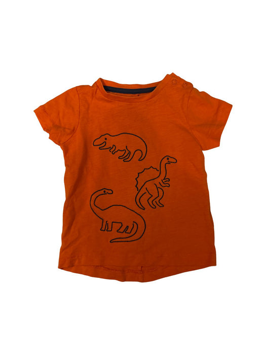 A Orange Short Sleeve T Shirts from Mothercare in size 6-12M for boy. (Front View)
