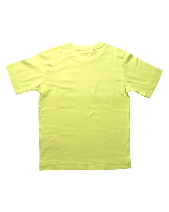 A Yellow Short Sleeve T Shirts from Stone Island in size 8Y for boy. (Back View)