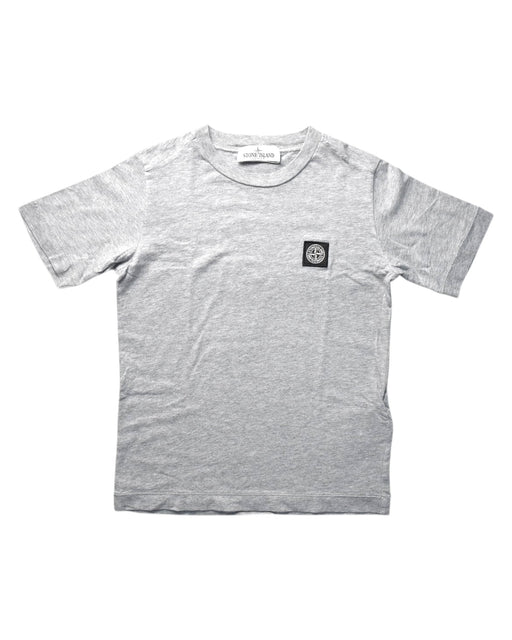 A Grey Short Sleeve T Shirts from Stone Island in size 8Y for boy. (Front View)
