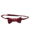 A Red Ties from Nanos in size 12-18M for boy. (Front View)