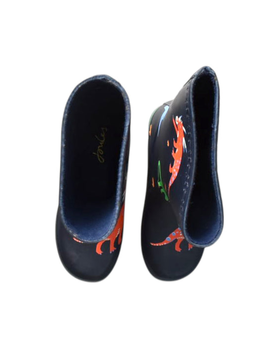 A Multicolour Rain Boots from Joules in size 6T for boy. (Back View)
