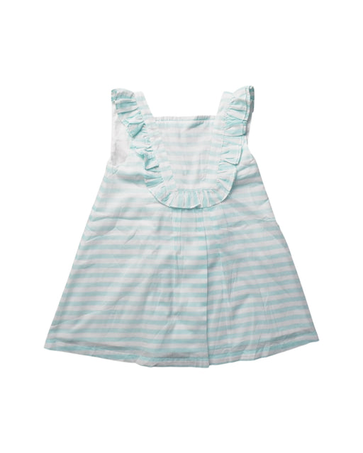 A White Sleeveless Dresses from Tartine et Chocolat in size 4T for girl. (Front View)
