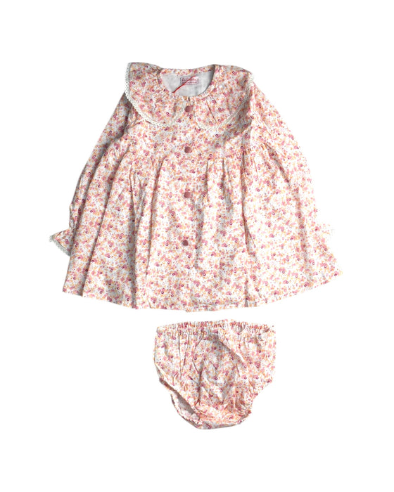 A Multicolour Dress Sets from La Coqueta in size 3T for girl. (Front View)