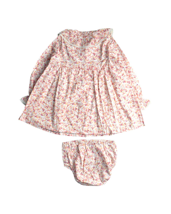 A Multicolour Dress Sets from La Coqueta in size 3T for girl. (Back View)