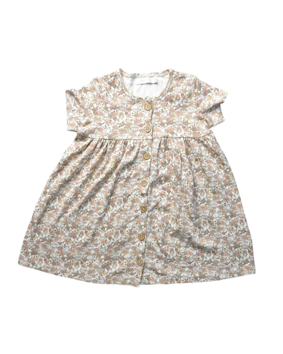 A Multicolour Short Sleeve Dresses from Jamie Kay in size 3T for girl. (Front View)