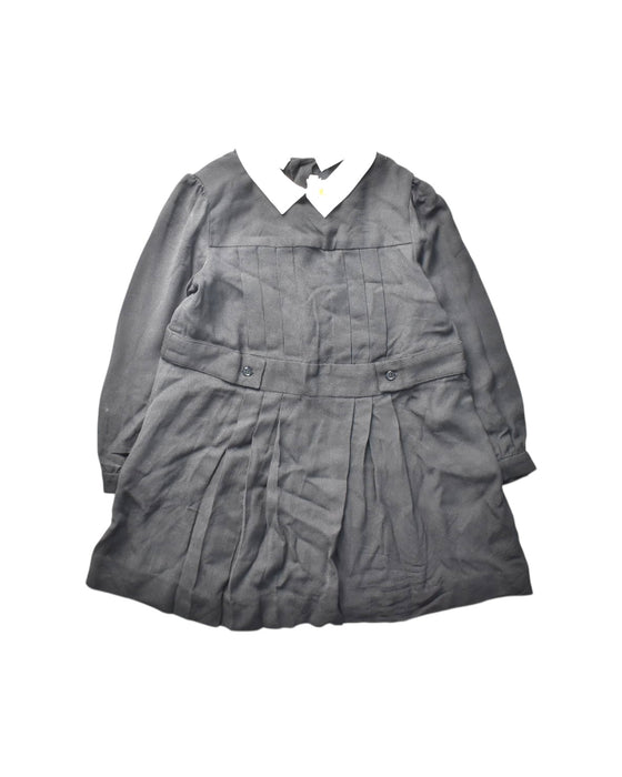 A Grey Long Sleeve Dresses from Bonpoint in size 4T for girl. (Front View)