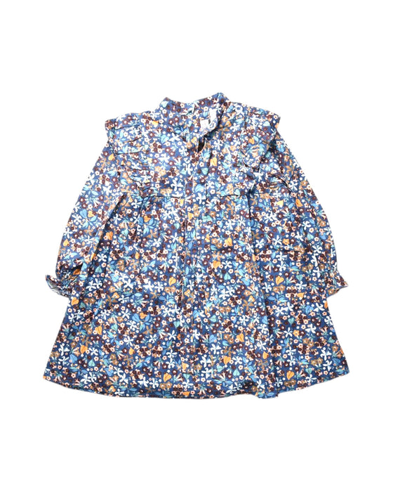 A Multicolour Long Sleeve Dresses from La Coqueta in size 3T for girl. (Front View)