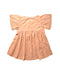 A Peach Short Sleeve Dresses from Jamie Kay in size 3T for girl. (Back View)