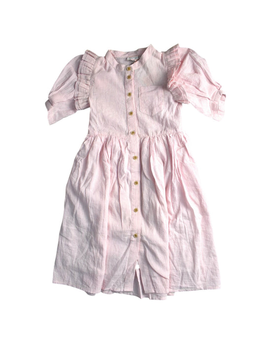 A Pink Long Sleeve Dresses from Morley in size 3T for girl. (Front View)