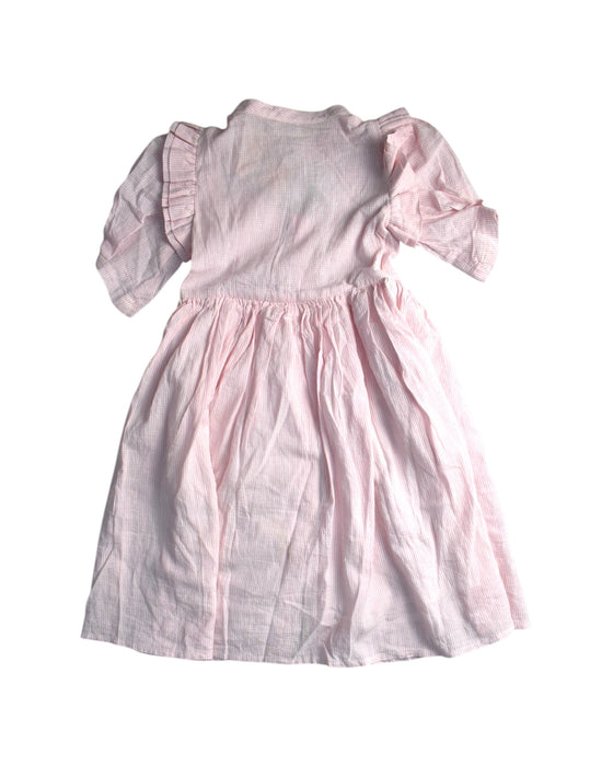 A Pink Long Sleeve Dresses from Morley in size 3T for girl. (Back View)