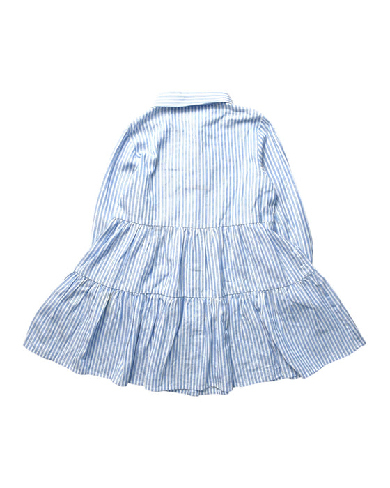 A Blue Long Sleeve Dresses from Tommy Hilfiger in size 3T for girl. (Back View)