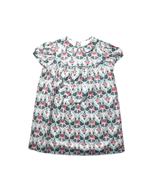 A Multicolour Short Sleeve Dresses from Bonpoint in size 4T for girl. (Front View)