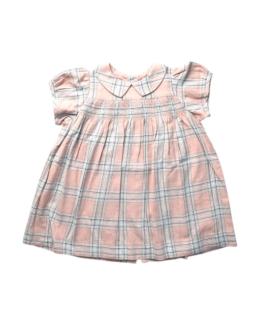 A Pink Short Sleeve Dresses from Bonpoint in size 3T for girl. (Front View)