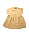 A Beige Short Sleeve Dresses from 1 + in the family in size 4T for girl. (Front View)