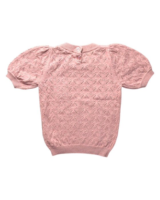 A Pink Short Sleeve Tops from Jamie Kay in size 2T for girl. (Back View)