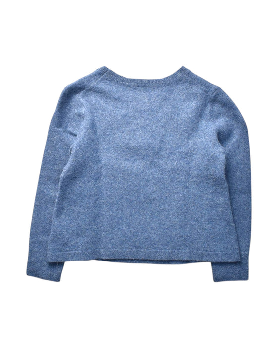 A Blue Long Sleeve Tops from Polo Ralph Lauren in size 7Y for girl. (Back View)