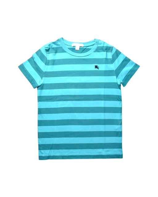 A Teal Short Sleeve T Shirts from Burberry in size 8Y for boy. (Front View)