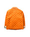 A Orange Puffer/Quilted Jackets from Burberry in size 6T for boy. (Back View)