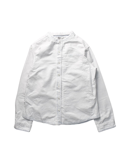 A White Long Sleeve Shirts from Chateau de Sable in size 8Y for boy. (Front View)