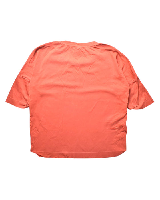 A Orange Short Sleeve Tops from In Good Company in size 7Y for girl. (Back View)