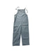 A Blue Long Overalls from Le Petit Society in size 8Y for girl. (Front View)
