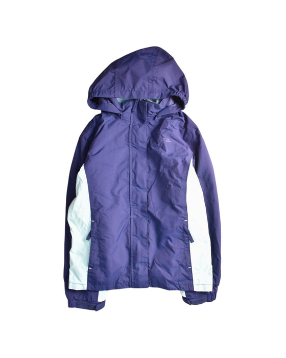 A Purple Rain Jackets from Mountain Warehouse in size 9Y for boy. (Front View)