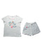A White Shorts Sets from Petit Bateau in size 8Y for girl. (Front View)