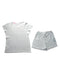 A White Shorts Sets from Petit Bateau in size 8Y for girl. (Back View)