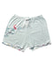 A White Shorts from Petit Bateau in size 8Y for girl. (Front View)