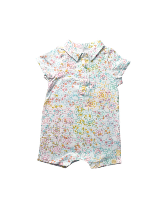 A Multicolour Short Sleeve Rompers from Le Petit Society in size 12-18M for girl. (Front View)