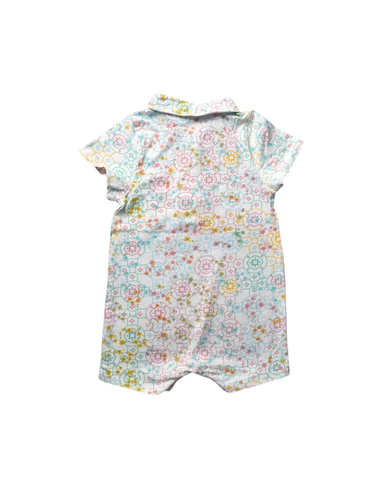 A Multicolour Short Sleeve Rompers from Le Petit Society in size 12-18M for girl. (Back View)