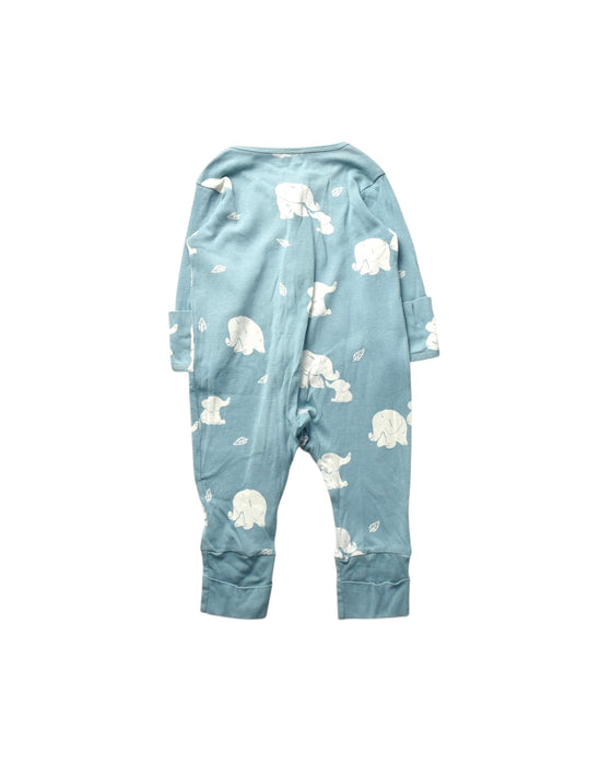 A Blue Onesies from Le Petit Society in size 6-12M for boy. (Back View)