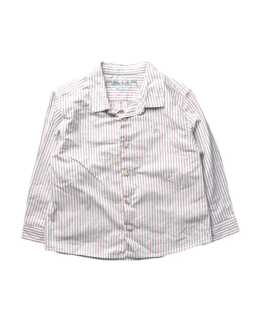 A White Long Sleeve Shirts from Chateau de Sable in size 18-24M for boy. (Front View)