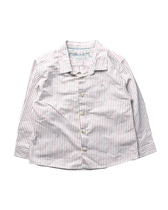A White Long Sleeve Shirts from Chateau de Sable in size 18-24M for boy. (Front View)