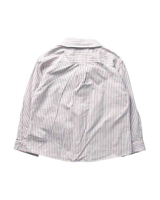 A White Long Sleeve Shirts from Chateau de Sable in size 18-24M for boy. (Back View)