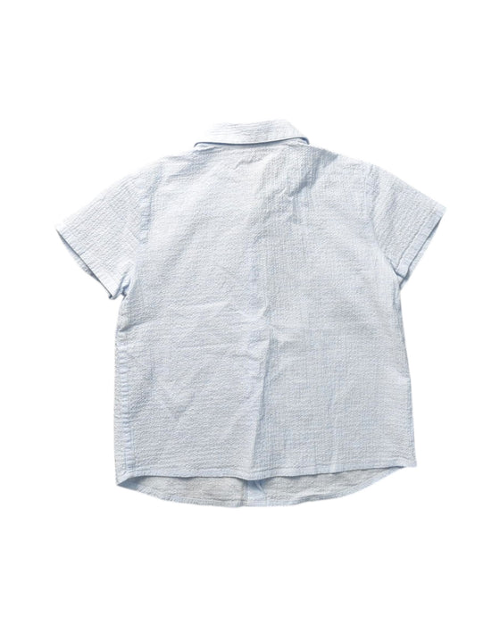 A Blue Short Sleeve Shirts from Emporio Armani in size 3T for boy. (Back View)