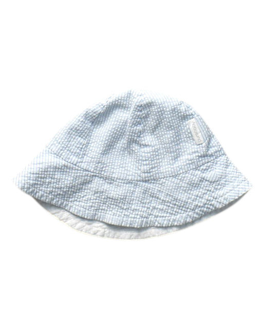 A Blue Sun Hats from Purebaby in size 6-12M for boy. (Front View)