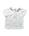 A White Short Sleeve Polos from Jacadi in size 3T for boy. (Front View)
