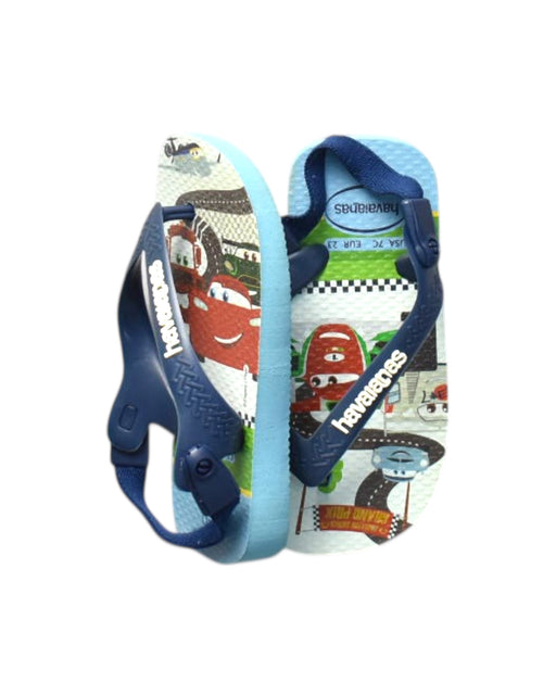 A Multicolour Flip Flops from Havaianas in size 12-18M for boy. (Front View)