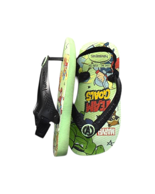 A Multicolour Flip Flops from Havaianas in size 18-24M for boy. (Front View)
