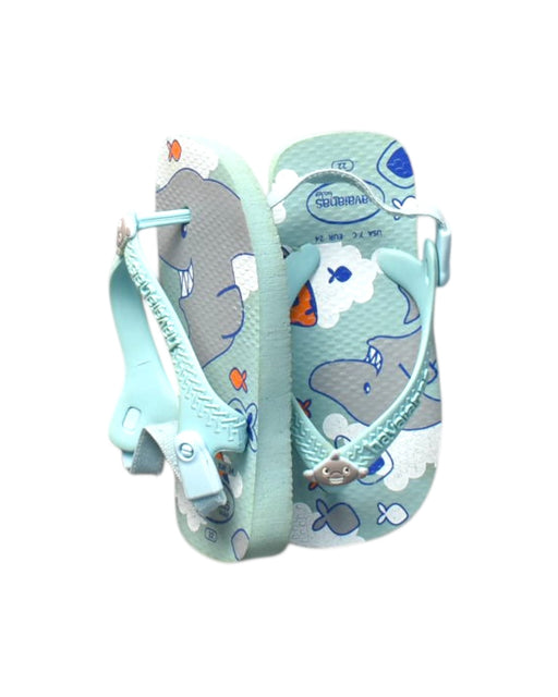 A Multicolour Sandals from Havaianas in size 3T for boy. (Front View)