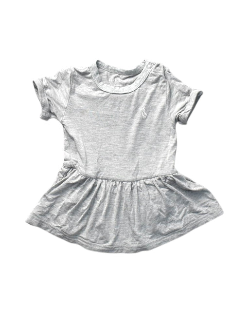 A Grey Short Sleeve Dresses from Raph and Remy in size 3-6M for girl. (Front View)