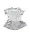 A Grey Short Sleeve Dresses from Raph and Remy in size 3-6M for girl. (Front View)