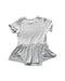 A Grey Short Sleeve Dresses from Raph and Remy in size 3-6M for girl. (Back View)