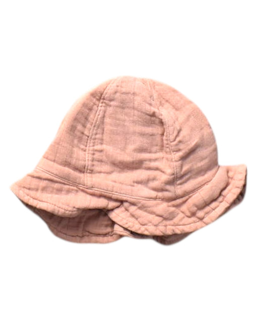 A Pink Sun Hats from Mamas & Papas in size 3-6M for girl. (Front View)