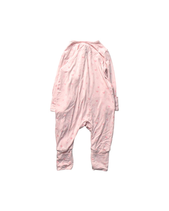 A Pink Onesies from Not Too Big  in size 3-6M for girl. (Back View)