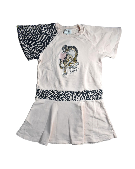 A Multicolour Short Sleeve Dresses from Kenzo in size 10Y for girl. (Front View)