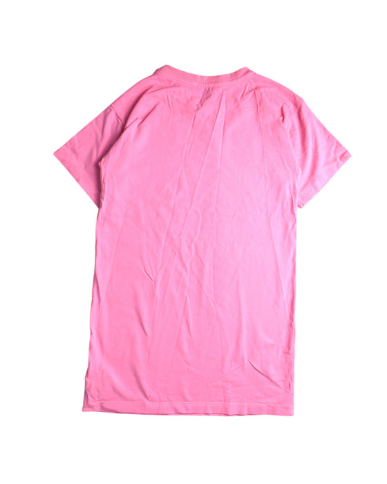 A Pink Short Sleeve Dresses from Moschino in size 10Y for girl. (Back View)