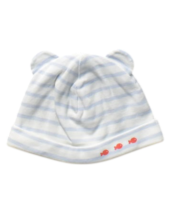 A Blue Winter Hats from Sergent Major in size 6-12M for boy. (Front View)