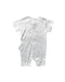 A White Short Sleeve Rompers from Purebaby in size Newborn for boy. (Back View)
